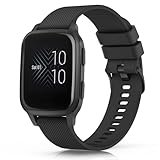 Oumida Armband für Garmin Venu Sq Music Armband für Damen und Herren, Verstellbarer klassischer Sport Ersatzarmband mit Garmin Venu Sq 2 Music/Venu Sq 2 /Venu Sq/Venu/Venu 2 Plus (Schwarz)