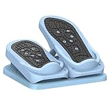 Mini-Stepper unter dem Schreibtisch, Pedal-Übungsgerät, sitzender Stepper, zusammenklappbares Fußpedal, Rutschfester Fuß-Stepper, Massage-Design, Stepper/566 (Color : Blue, Size : Blue)