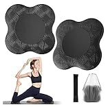 Kniekissen Yoga, 2 Stücke Yoga Knie Pad,Yogas Kniekissen Rutschfest Knieschoner Matte Set,Schütze Knie, Handgelenke,Handgelenke Ellenbogen,Geeignet für Yogas,Gymnastik,Pilates,20 * 20cm,B