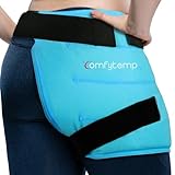 Comfytemp Große Kühlpad Kühlmanschette für Hüfte,Leiste,Gesäß,Oberschenkel und Bein, 51x35cm Kühlpack Gel mit Klettverschlüsse Kühlbandage Kühlkissen Wiederverwendbar Kalt Warm Kompresse