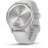 Garmin vívomove Trend – Hybrid-Smartwatch mit analogen Zeigern und Touchdisplay. Fitness-/Gesundheitsfunktionen, Schlafanalyse, Pay (Generalüberholt)