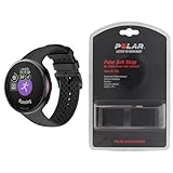 Polar Pacer Pro – Moderne GPS-Sportuhr, Pulsuhr, Smartwatch für Männer und Frauen, Laufuhr Training, Schlafüberwachung und Activity Tracker & Soft Brustgurt für H9 und H10 M-XXL