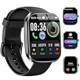 uaue AI Smartwatch Herren Damen, 1.91' Smart Watch mit Telefonfunktion,110+ Sportmodi Fitnessuhr mit AI-Gesundheitsanalyse/AI-Zifferblatt/Herzfrequenz/Schrittzähler/Schlafmonitor, Wasserdicht Sportuhr