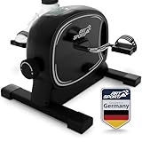 Juskys Pedaltrainer Sportivo - leiser Heimtrainer, Fitnessgerät, Senioren, Armtrainer, Beintrainer, Mini Fahrrad für Zuhause