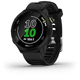 Garmin Forerunner 55 – GPS-Laufuhr mit 1,04“ Always-On-Farbdisplay, täglichen Trainingsempfehlungen, Laufzeitprognose, Sport-Apps, Schwarz und bis zu 14 Tagen Akkulaufzeit.