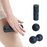 Faszienrolle,Faszienrolle Set,Faszienball Set,Fazienrolle,Faszien Rolle,Faszienrollen,Erdnuss Massageball, Lacrosse Ball,Selbstmassage Faszienrollen,für Fitness,Yoga,Rehabilitation,Muskelmassage