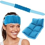 Winyoher Kühlpad Set – Neues Gel-Kühlband & Quadrat Kühlpad – Wiederverwendbare Kälte- & Wärmekompresse mit langer Kühldauer