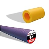 Conipa® - 1 Stück Schwimmnudel (160 x 7 cm) Kinder & Erwachsene INKL. 1 x Loch-VERBINDER (Schaumstoff) - Poolnudel Set ab 3-10 Jahre (Made IN Europe) - Pool Wassernudel (1 x Blau + 1 x Verbinder)