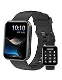 Smartwatch Damen Herren 1.85'' Smart Watch mit Bluetooth Telefonfunktion,Fitness Tracker mit Schrittzähler Uhr Pulsuhr SpO2,Fitnessuhr Damen mit 110+ Sportmodi,Armbanduhr Kompatibel mit iOS Android