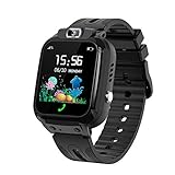Puhiuyoi GPS Smartwatch Kinder SOS Spiel Voice Chat Wecker für Jungen Mädchen Student