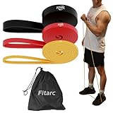 Fitarc Resistance Bands, Widerstandsbänder, Klimmzughilfebänder, Trainingsbänder, Übungsbänder für Pilates, Training, Physiotherapie, Stretching, Yoga, Heimgymnastik für Männer und Frauen