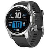 Garmin fenix 7S – schlanke GPS-Multisport-Smartwatch mit 1,2“ Display und Touch-/Tastenbedienung, TOPO-Karten, über 60 Sport-Apps, Garmin Music und Garmin Pay. Bis zu 11 Tage Akkulaufzeit, wasserdicht