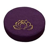 LOVIVER Yoga-Meditationskissen, bequemes Sitzkissen, japanische Tatami-Matte, Bodenkissen für Yoga, Schlafzimmer, Teezeremonie, Frauen, Geschenke, Dunkelviolett 6cm