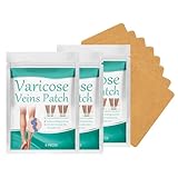 Patch 𝐁ehandlung 𝐊rampfadern,𝐕𝐚𝐫icose 𝐕𝐞𝐢ns Nano Pflaster für Beine,Beruhigende Beinpflaster,Plaster für Männer Frauen,beruhigendes atmungsaktives Hautpflege (3 Packung, 8 Stück/Packung)