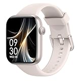 Smartwatch Damen Herren, 1,85' HD Touch Fitnessuhr mit Telefonfunktion, 140+Sportmodi Smart Watch Fitness Tracker mit Pulsmesser Schlafmonitor Schrittzähler, IP68 Wasserdicht Sportuhr für iOS Android