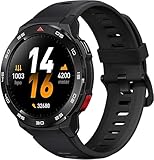 Mibro GS Pro - Fitness Uhr Tracker mit 1,43' AMOLED-Touchdisplay, Smartwatch GPS mit Blutdruckmessung Pulsmesser, 5ATM Wasserdicht, Bluetooth Anruf Textfunktion, Music, Schlaf-Tracker