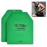 VEVOR Gewichtswestenplatten, 8,9 kg Paare, Gewichtsplatten aus Stahl, konturierte ergonomische Passform – WODs, Zusatzgewicht für Gewichtswesten, für Krafttraining, Laufen, intensives Training