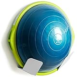 MEOLLO Fitness-Ständer, Wandaufhängung, Balance-Ball, Heim-Fitnessstudio, Heimgymnastik, Gleichgewichtstraining, Heimtraining, Fitnessübung, Pilates-Zubehör, Weiß, 1 Stück