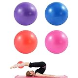 YJSDDNTY 4pcs Gymnastikball Klein, Berstschutz Yoga Ball, Sitzball, Balanceball, Yogaball für Zuhause, Fitnessstudio und Büro, Ideal für Yoga, Pilates - 25cm