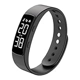 Schrittzähler ohne App und Handy Fitnessuhr Damen Herren Fitness Armband Schlaftracker Fitnessarmband Uhr Digital Armbanduhr Laufuhr Kalorien Distanz Sport Fitness Tracker Wecker Mädchen Junge Kinder