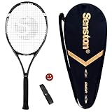 Senston Tennisschläger Unisex, Tennis Racket für Anfänger und Freizeitspieler mit Tennistasche, Overgrip, Vibrationsdämpfer