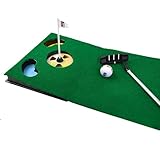 PGA TOUR Indoor Putting Set – Putting Matte mit Putter