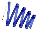 SCSpecial Tanzbänder mit Zauberstäben 4m Rhythmische Sportgymnastik Band Rhythmic Gymnastics Ribbon Dance Streamer für Kinder Baton Twirling