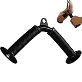Fitarc Trizeps V-Stange Kabelzug Griff, Trizeps Seilzug Griff für Home Gym Geräte, Trizeps Stange Kabelzug Zubehör für Fitnessstudio mit Rutschfesten Gummigriffen, Kabelzugmaschine Griff