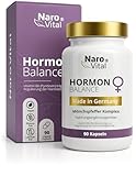 Hormon Balance Frauen Komplex mit Mönchspfeffer hochdosiert, Myo Inositol & Yamswurzel für Zyklus, PMS, PCO, Wechseljahre Menopause | 90 vegane Kapseln mit Agnus Castus