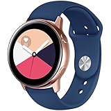 Ersatzarmband Silikon für Garmin Venu 2S/Vivomove 3S/Vivoactive 4S, Forerunner 255S/265S, 18mm Sport Armbänder Uhrenarmband, Armband für Huawei Watch GT 5 Pro 42mm/GT 5/GT 4 41mm