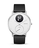 Withings Steel HR - Hybrid Smartwatch - Aktivitätstracker mit Connected GPS, Herzfrequenzmessungen, Schlafüberwachung, Smartphone-Benachrichtigungen, wasserdicht und einer Akkulaufzeit von 25 Tagen