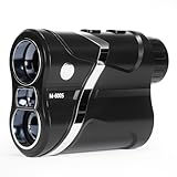BOSEAN Laser Golf Entfernungsmesser mit Slope,600M Aufladbar Golf Rangefinder mit Flag-Lock und Vibration, Scan Modus, Entfernungsmesser mit 7X Vergrößerung