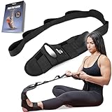 Yoga Gurt Faszienstrecker - Yoga Strap - Yogagurt Faszien Strecker Wadenstrecker & Fußstrecker bei Plantarfasziitis Muskelverspannung Knöchelverletzung - Übungsschlaufe zum Dehnen der Beinmuskulatur