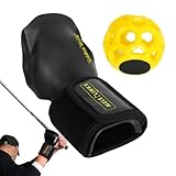 Ahuuen Handgelenktrainer Für Golfer | Golf Swing Trainer Aid Golf Smart Ball | Golf-Trainingshilfen | Golfschwungtrainerball | Mit Korrekturarmband Und Ball | Trainingshilfen Zur Haltungskorrektur