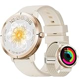 DREMAC Smartwatch Damen Rund,Integriertes GPS,10 Tage Akku,1.35″ Amoled Display,Aluminiumgehäuse,Bluetooth Anruf,170+ Trainingsmodi,5ATM Fitness Tracker mit Herzfrequenz,SpO2,Schlaf-Tracker,Rosa Gold