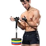 Unterarmtrainer Hochwertiger Handgelenkroller Profi Hand und Handgelenkstrainer Gym Wrist Curl Exerciser Trainer Unterarmstärker (Gurt)