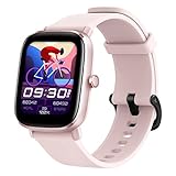 Amazfit Smartwatch GTS 2 Mini 43mm Fitness Uhr 1.55 Zoll AMOLED Display, GPS Aktivitätstracker, Alexa, 5 ATM, Überwachung der Herzfrequenz, SpO2 für Damen Herren