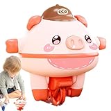 Schwein beim Seiltanz – Gyroskop-Schweinchenspielzeug, Balance-Schweinchenspielzeug | Skill Full Funny Tightrope Interactive Gyroskop, Pig Neuheit Tightrope Lernspielzeug, interaktives Lernspielzeug f