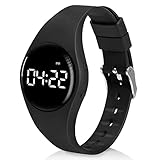 LEBEXY Schrittzähler Uhr Einfach Pedometer Ohne Bluetooth/Ohne App/Ohne Handy Fitness Armband Tracker Zum Joggen Gehen Laufen für Damen Herren Fitnessuhr für Schwimmen Sauna