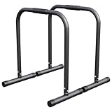 GORILLA SPORTS® Dip Barren - 2er Set, 61 x 38 x 73 cm, bis 200 kg, rutschfest, Farbwahl - Fitness Parallettes, Dip Station, Push Up Stand Bar, Stangen, Ständer, Calisthenics Trainingsgerät