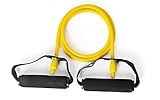 DITTMANN Body Tube Deluxe Fitnessband Expander gelb/leicht Schaumstoffgriff