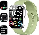 Smartwatch Damen Herren, 1.91'' Zoll HD Smart Watch mit Bluetooth Anrufe, Fitness Tracker Schrittzähler mit 110+ Sportmodi, Schlafmonitor SpO2 Herzfrequenz, IP68 Wasserdicht Fitnessuhr für Android iOS