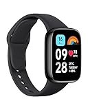Xiaomi Redmi Watch 3 Active, 1.83 Inch LCD Display, Bluetooth Phone Calls, SpO2 and Heart Rate Monitoring, 5 ATM Water Resistance, 12 Days Battery Life, 100+ Fitness Mode, Black