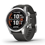 Garmin fēnix 7S Pro – GPS-Multisport-Smartwatch mit Solarladelinse, Farbdisplay und Touch-/Tastenbedienung, TOPO-Karten, über 60 vorinstallierte Sport-Apps, Garmin Music und Garmin Pay