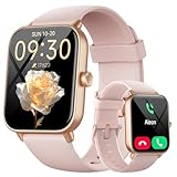 Smartwatch Damen mit Telefonfunktion, [2025] 1,8' Smartwatch mit Alexa integriert, Fitness Tracker Fitnessuhr 120+Sportmodi/Schrittzähler/IP68 Wasserdicht/Herzfrequenzr, Sportuhr für Android iOS
