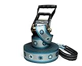 Slackline Set, Sterne blau, 15 Meter Länge, Komplettset für Kinder, Anfänger und Familien, inklusive Halteseil und Tragebeutel