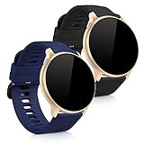 kwmobile 2x Sportarmband kompatibel mit AGPTEK LW11 Armband - Fitnesstracker Band Set aus TPU Silikon