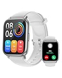 RUIMEN Smartwatch mit Telefonfunktion,Smartwatch für Damen Herren HD-Touch Screen Fitnessuhr mit SpO2-Überwachung Pulsuhr Schlafmonitor Schrittzähler Uhr Multi Trainingsmodi für Android iOS