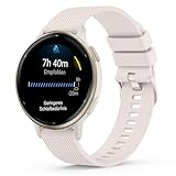 Mugust Armband für Garmin Vivoactive 5/3, Vivomove 3/HR/Luxe/Style, Forerunner 55/245/645 - Verstellbarer Klassischer Sport Ersatzarmband für Damen und Herren (Sternenlicht)