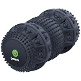 Beurer MG 35 Deep Roll Massagerolle mit Vibration, Faszienrolle zur Triggerpunktmassage, 3 Intensitätsstufen, Massagemodus, vielseitig anwendbar, tiefenwirksam